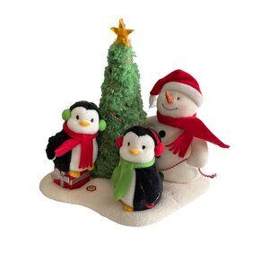 Hallmark Jingle Pals 2006 Animated Snowman Penguins Christmas Tree Sings Rockin